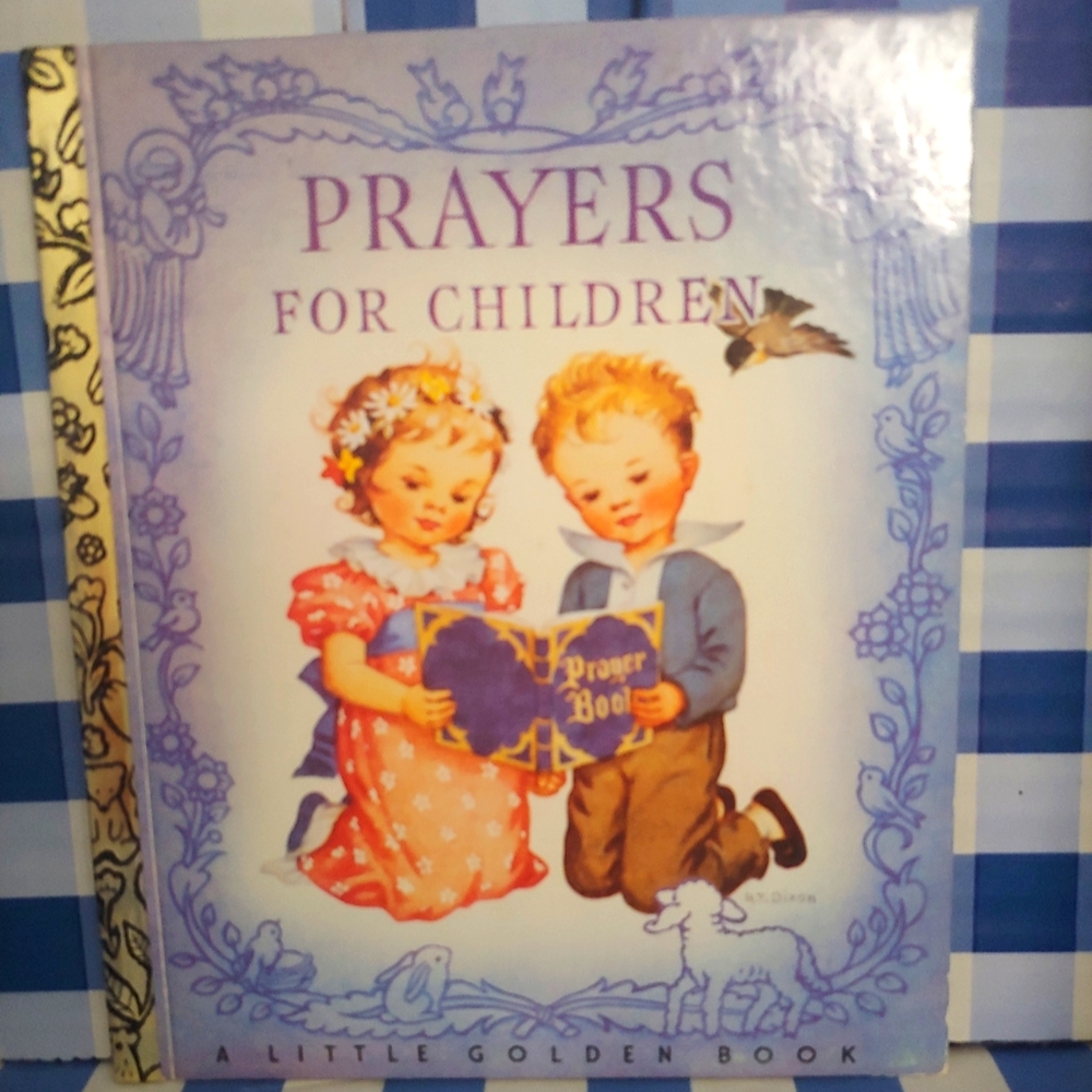 Vintage Little Golden Book "Prayers for Children"